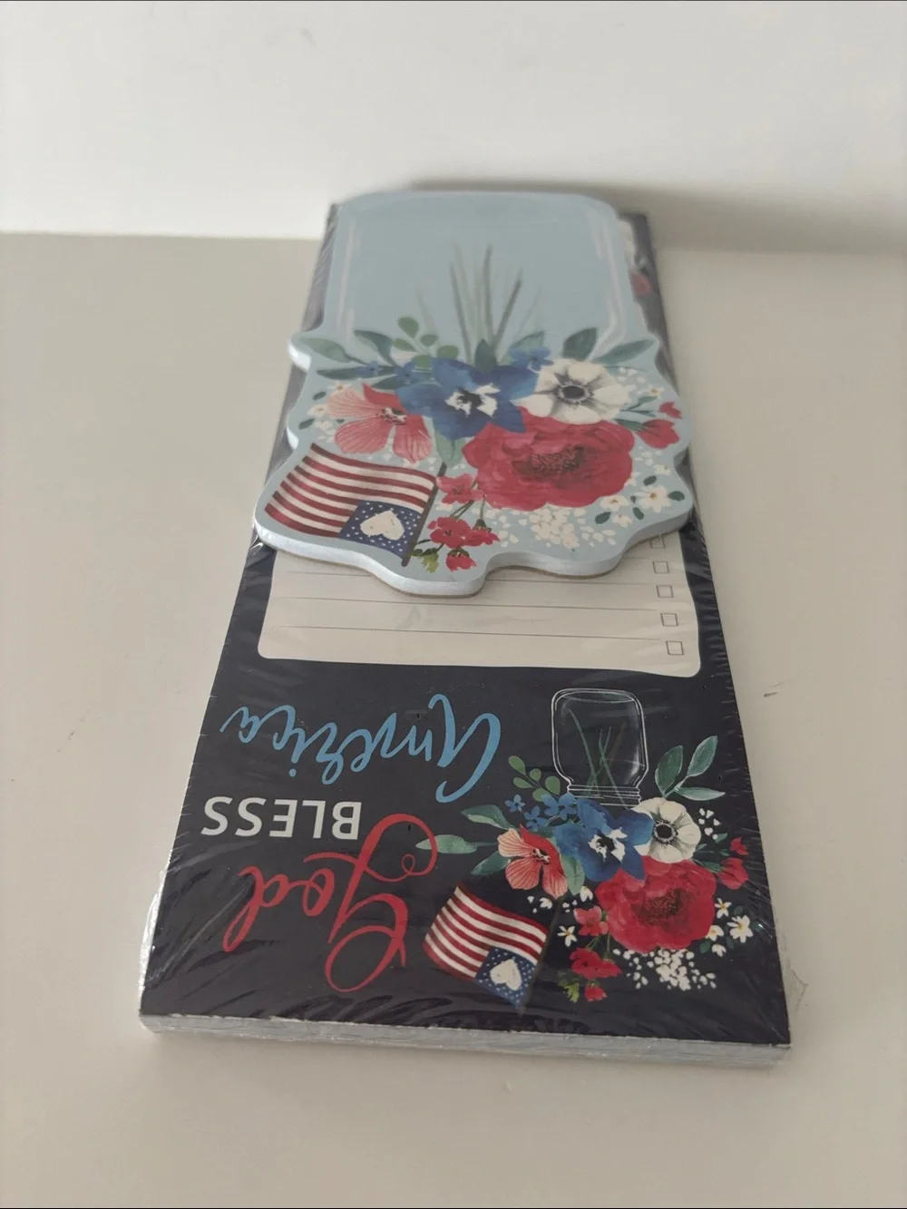 Clementine Patriotic Theme Magnetic Notepad Set